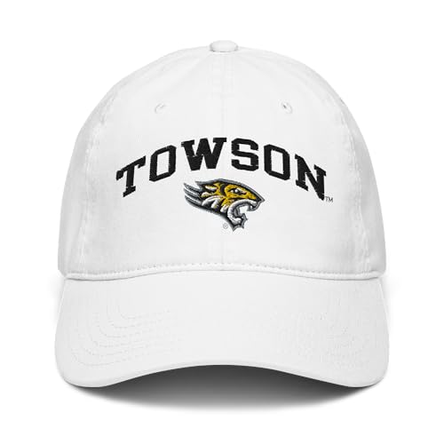 Gorra de béisbol ajustable blanca Towson Tigers miniatura 2