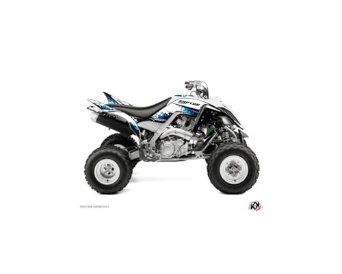 Kit déco Yamaha 700 Raptor bleu Hangtown Kutvek autocollant personnalisation