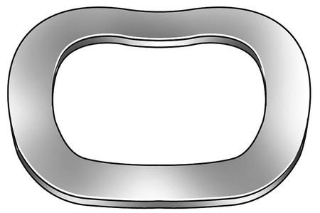 Wave Washer, #2, 18-8 SS, PK10