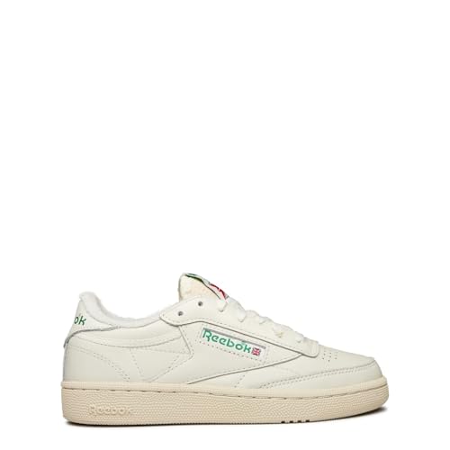 Reebok Women's Club C 85 Vintage Trainers, Chalk Alabas Glegrn, 9.52