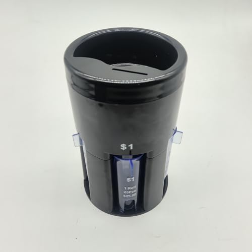 Coin Sorter and Wrappers Machine, 2026 Portable Coin Holder Coins Bank Jar Quickly & Accurate, Coins Counter, Coin Organizer Change Counter Machine, Easy to Use & Accurate