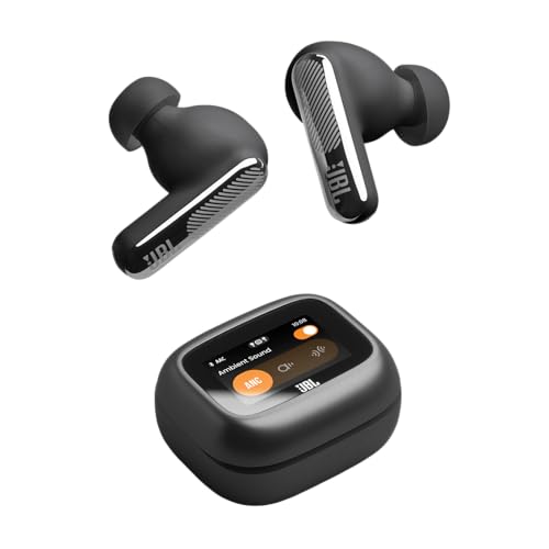Image of JBL New Live Beam 4 TWS with Smart Charging Case, Hi-Res Audio, True Adaptive Noise Cancelling 2.0, 6-Mic Perfect Calls 2.0, Personi-Fi 3.0, BT 6.0, LE Audio,Auracast, Up to 48H Playtime, IP55, Black