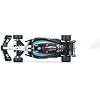 Bburago 1:43 Scale 2024 Formula Race Mercedes W15 Diecast Vehicle with Helmet, Russell #63