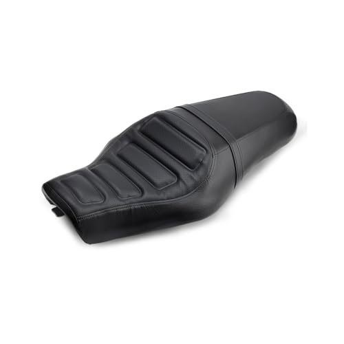 Coussin selle biplace noir moto Sportster XL1200 XL883 conducteur passager