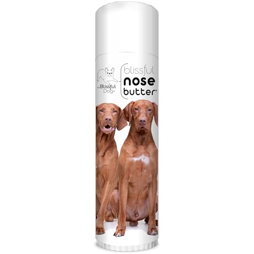 Image of The Blissful Dog Vizsla Nose Butter for Dry, Cracked Skin, Lick-Safe Dog Nose Balm with Moisturizing Shea Butter, Almond, Olive, and Essential Oils, Pet Supplies, Uncented, 0.50 oz.