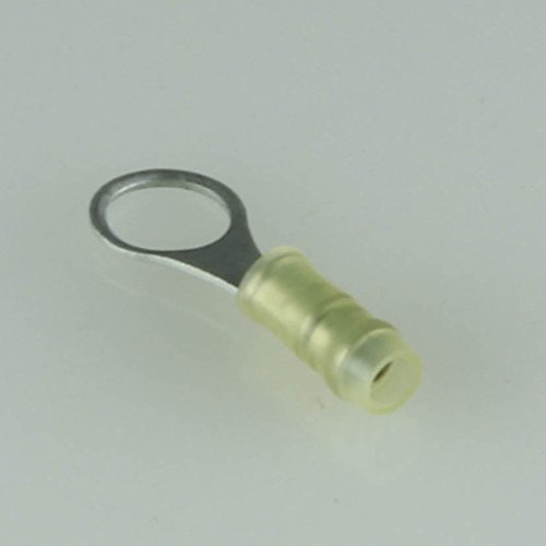 26-24 Ga. Nylon-Insulated Ring Terminals, #10 Stud - (Pack of 25)