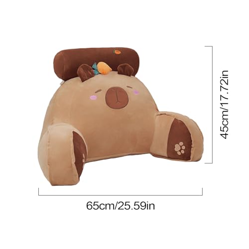 Coussin de repos capybara ergonomique pour lit et lecture confortable - 6