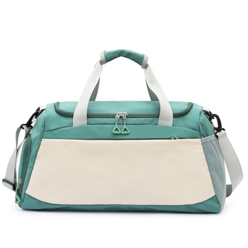 Image of CAVALO - Be Unique Travelling Bags for Luggage Muti- Pocket Sports Duffle Bags for Men and Women with Wet Pocket & Shoe Compartment Weekender Overnight Gym Bags for Women (Green)
