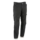 Milwaukee Leather MPM5591 Men's Republic Black CE Armored Motorcycle Denim Jeans Pants Reinforced w/Aramid Fibers - 38