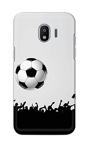 Image of Printed Hard Back Cover Case for Samsung Galaxy J2 2018 | Samsung J2 Pro 2018 | Grand Prime Pro 2018 Back Cover (Football Icon) -1302