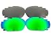 Galaxy Replacement Lenses For Oakley Jawbone Green&Gray Color Polarized 2 Pairs 100% UVAB
