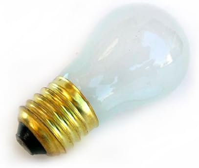 40W Frosted Incandescent Appliance Lamps A15 Light Bulb E26 Medium Base 130V (6/pack)