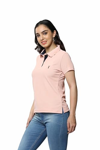 Image of STELLERS Women's Premium Polo T-Shirt, Regular Fit | Odour Resistant | Wrinkle Free | Quick Dry | Stretchable | Lightweight | Breathable | Sustainable | Anti-Static | Feather Touch Feel