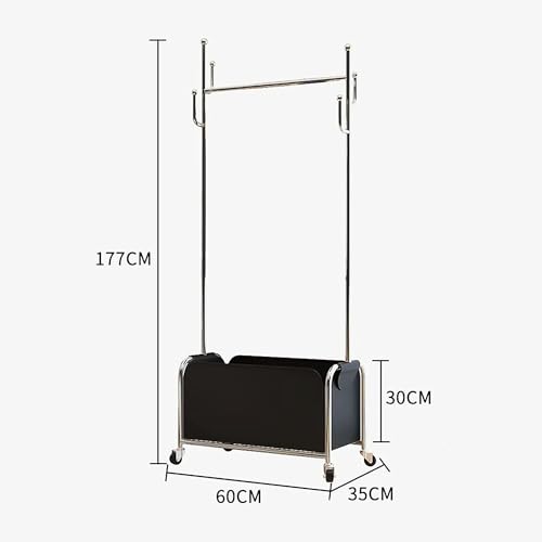 Portant à vêtements en métal robuste pour maximiser les petits espaces - 7