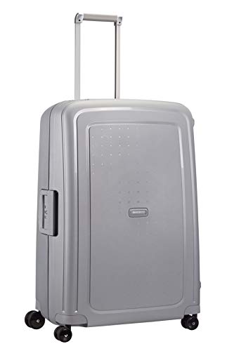 Samsonite S'Cure - Spinner L, Koffer, L 75 cm, 102 L, Silber (Silver)