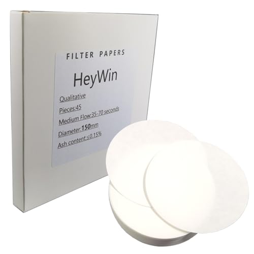 Image of Filter Paper 15cm,pack of 45,Used in Laboratories for Filtering Solutions and Qualitative Analysis (45)