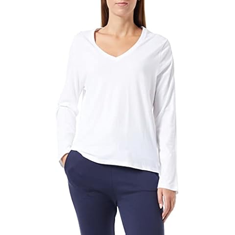 Petit Bateau A05uo Camiseta de algodón con cuello en V para mujer Cover