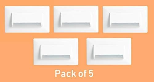 STOCKHOLM Krishna Modern Design 5W Electrical Plastic 3 Modular Western LED Foot Light (Warm White , Pack of 5 )