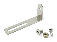 PROFESSIONAL QUALITY - Pickguard Mounting Bracket in NICKEL Finish TRADITIONAL FIT - Works with Gibson, Epiphone, and other Les Paul style guitars HARDWARE INCLUDED - Easy to install with color matching mounting hardware DIMENSIONS - Length: 2 1/2 in...