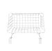 Spectrum Hanging Baskets for Organizing (Large, White) - Grid Over the Cabinet Wire Basket for Kitchen or Bathroom - Door Hanging Storage Organizer for Cleaning Supplies, Washcloths, & Hand Towels
