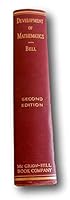 Rare The Development of Mathematics E T Bell - Second Edition 1945 HC B08YX7Y24V Book Cover