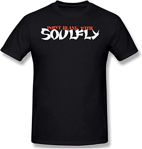 Photo de Soulfly Band Mens Basic Cotton Short Sleeve Graphic Novelty T-Shirt Fashion Tee Tops Size L