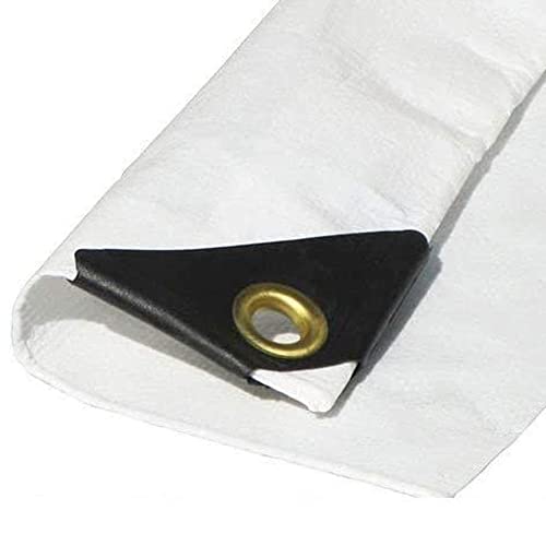10'X14' Extra Heavy Duty White Tarp #TOP3