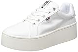  Tommy Hilfiger Tommy Jeans Flatform Sneaker, Zapatillas Mujer, Blanco (White 100), 38 EU
