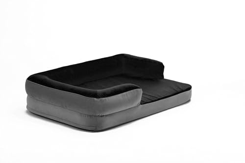 Image of Cutepups Orthopedic Dog Bed Comfortable Dog Mattress for Sleeping, Washable Cover and Non-Slip Bottom Pet Bed for Dogs (XXL Size Black and Grey)
