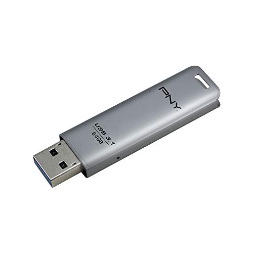 Image of PNY Elite Steel USB 3.1 Flash Drive - 64GB