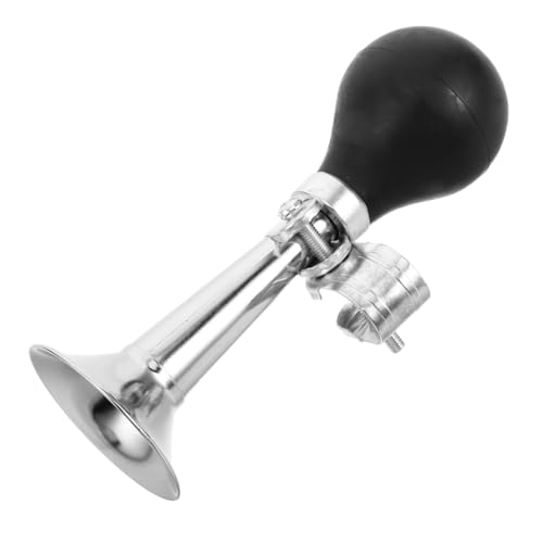 Healifty Clacson per Bicicletta in Metallo 5 Pollici, Corno Ad Aria Compressa con Suono Forte, Accessorio Sicurezza per Mountain Bike e Bici da Strada, Avviso Acustico per Ciclismo Urbano e Sportivo