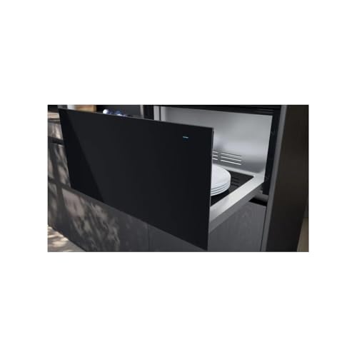 Siemens BI710D1B1 iQ700, Smarte Wärmeschublade, 60 x 29 cm, Schwarz, Niedrigtemperaturgaren, Teller vorwärmen, push und pull - Funktion