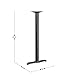 Flash Furniture 5'' x 22'' Restaurant Table T-Base with 3'' Dia. Bar Height Column