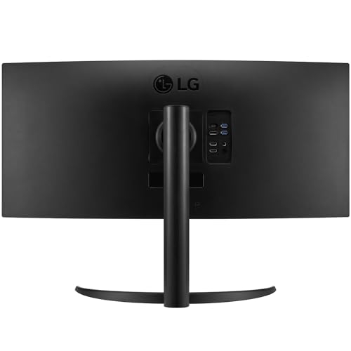 Image of LG 34WR55QC-B 34 inch Curved UltraWide WQHD HDR 10 100Hz Monitor with USB Type-C, 3440x1440 Curved Display, 100Hz Refresh Rate, AMD FreeSync, Borderless Design