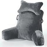 Nikphobos Coussin de Lecture pour Adulte avec Appui-tête Amovible –...