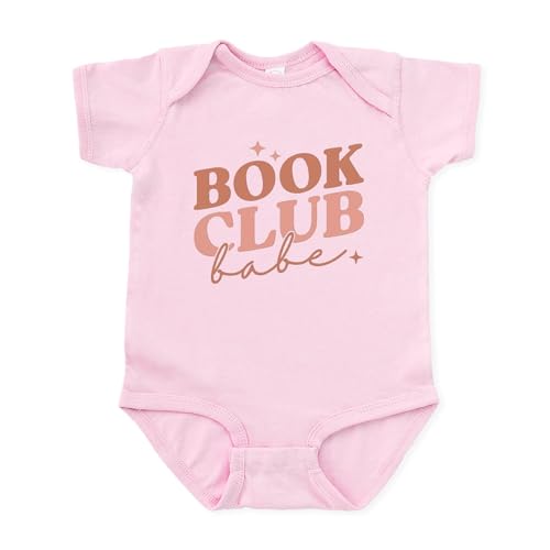 Cafepress 1131548035E535E Book Club Babe Body Suit Infant Bodysuit Baby Romper Petal Pink cover