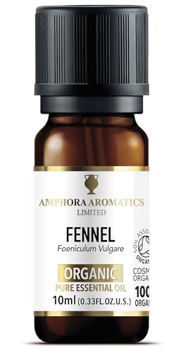 Amphora Aromatics Cosmos Organic Pure Fennel Sweet Essential Oil 10ml
