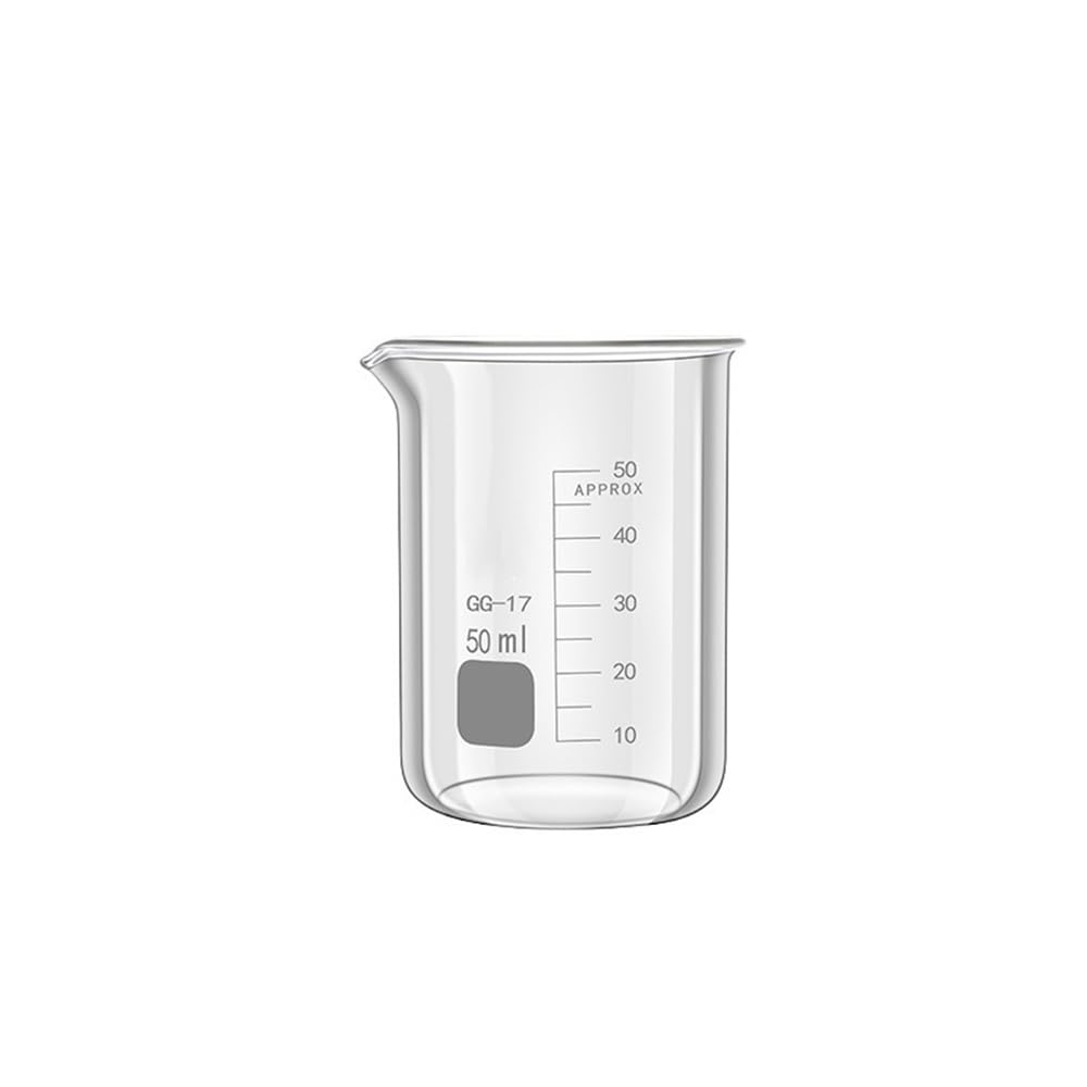 Set Labor Borsilikatglas-Becher 25Ml-800Ml Klar Mit Skalierung | Messbecher, experimentelle Laborausrüstung(5)