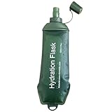 Botellas de agua blandas – Termo flexible de TPU de grado alimenticio | Perfecto para chalecos de correr, senderismo y diseño plegable para deportes al aire libre y viajes | Solución de hidratación