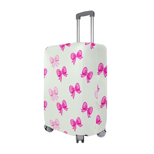 Joisal Pink Bows Pastel Luggage Protector Custom Suitcase Covers Personalized Travel Accessories for Women Floral, XL, Fits 29-32 Inch Case3