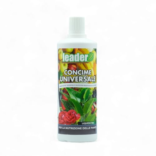 LEADER, Concime Universale Liquido, Nutrimento Per Piante Coltivate In Vaso