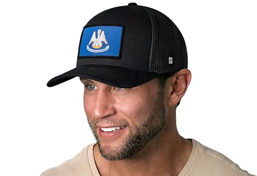 Image of HAKA State Flag Series Trucker Hat for Men & Women, Adjustable Baseball Hat, Golf Hat Snapback