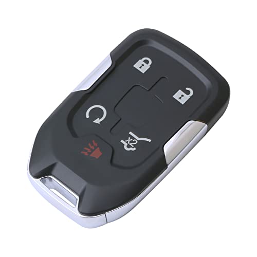 OCESTORE HYQ1AA Car Key Fob Keyless Control Entry Remote 13584502 5 Button Vehicles Replacement Compatible with Terrain HYQ1AA