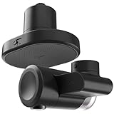 Qure Skincare Filtered Shower Head and Faucet Bathroom Sink Filter Bundle - Reduces 99% Chlorine and Heavy Metals, Skin Hydration in 4 Weeks, Reduces Build-Up, Balances pH, Softer Skin & Hair - Black