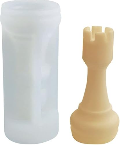 Moldes de silicona para ajedrez, moldes de resina, bricolaje 3D, hecho a mano, para manualidades, piezas de ajedrez, accesorios para hornear (robo) disponible en Yaxa El Salvador