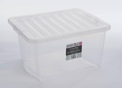 Wham CRYSTAL 35L BOX LID CLEAR Pack Of 3 10890 Amazon co uk Home wham-crystal-35l-box-lid-clear-pack-of-3-10890-amazon-co-uk-home