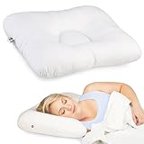 Core Products FIB-241 D-Core Cervical Support Pillow, Midsize, White