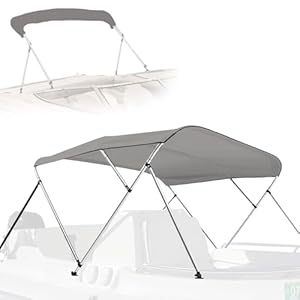 SereneLife SLBT4GR Bimini-Abdeckung für Boote