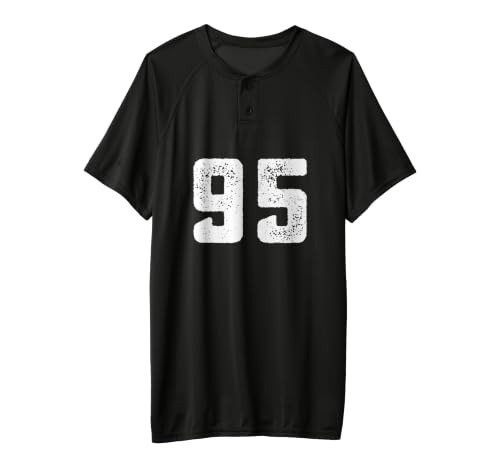 Number 95 Years Anniversary Sports Team Player Adult & Youth Baseball Jersey