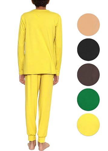 Image of STRETCH IS COMFORT Boys Thermal Set Long Sleeve Top with Jogger Pants | Crew Neck or Hoodie | Thermal Underwear For Kids Set